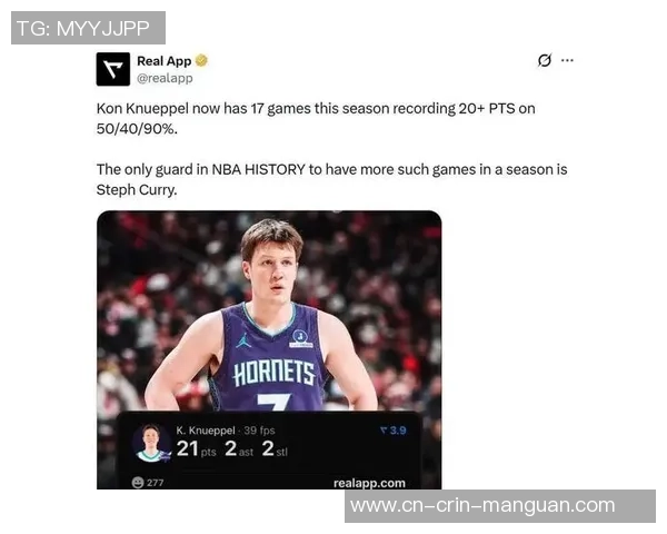 手指受伤仍轰24+4三分创四纪录！克努佩尔打扫质疑 黄蜂4号签没水